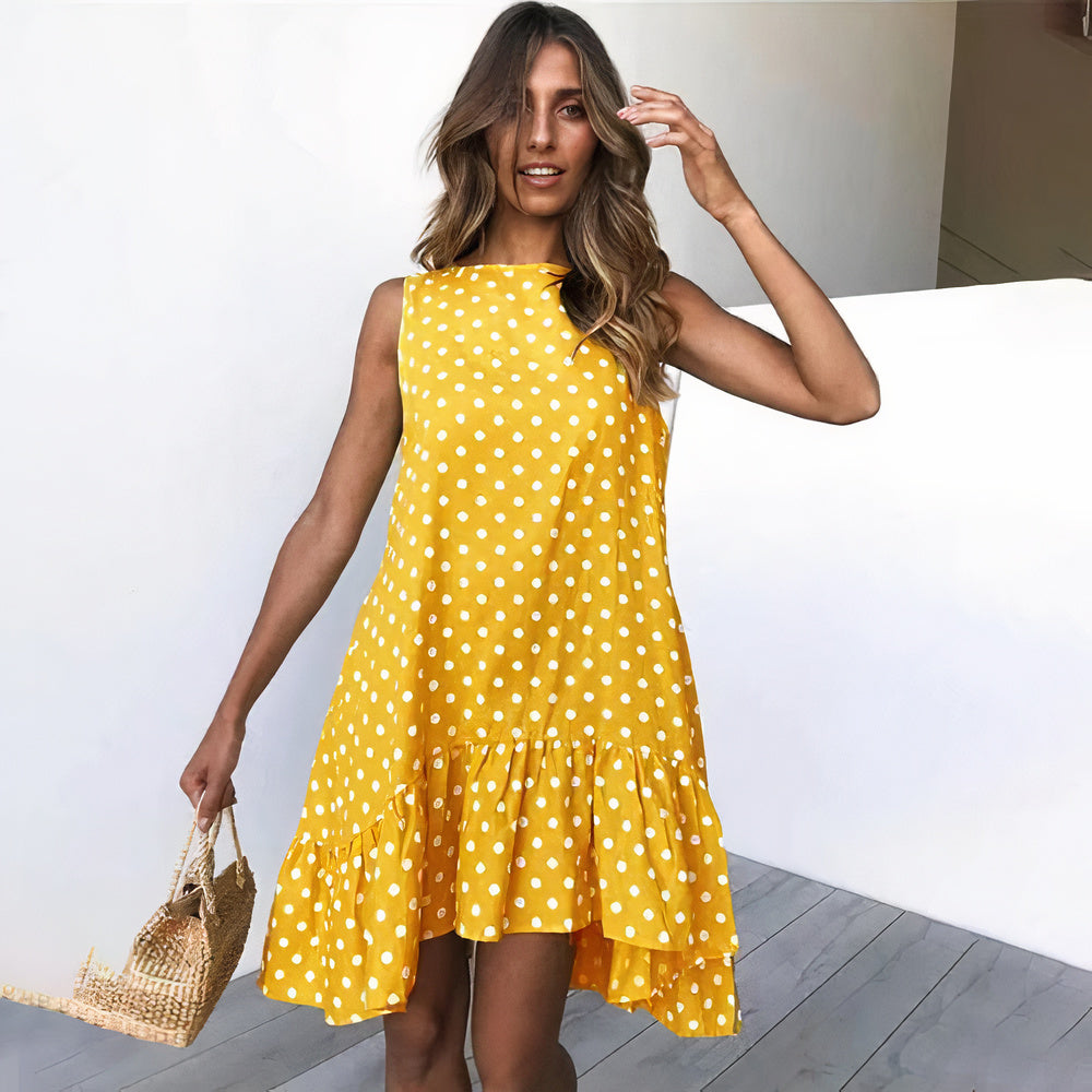 Wendelien - Zomerse Chiffon Jurk