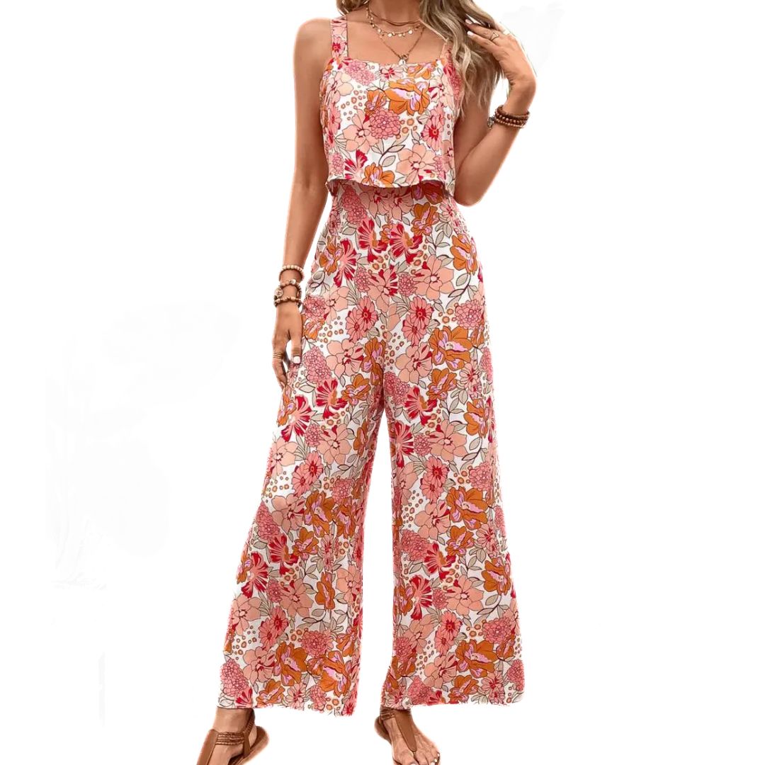 Lenna - Bloemen Jumpsuit
