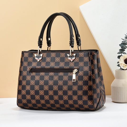 Zwarte Colorblock Tote - Meghann