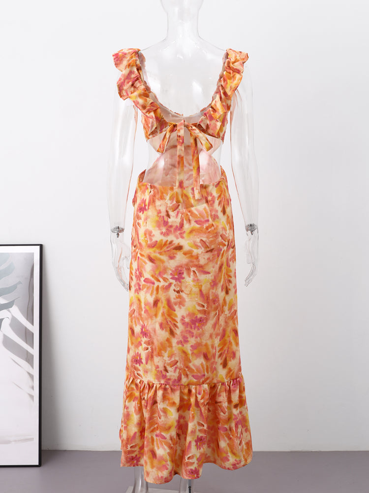 Zephine - Modieuze Bloemen Jurk