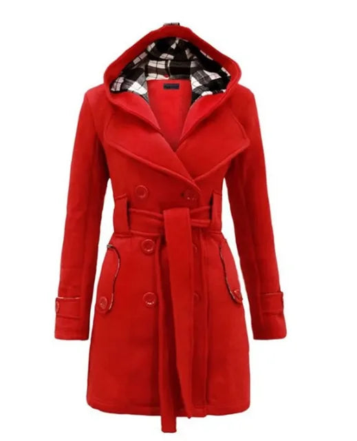 Chique Elegantie: Premium Trenchcoat voor Haar