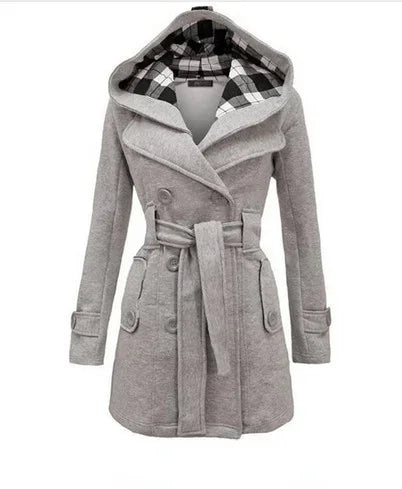 Chique Elegantie: Premium Trenchcoat voor Haar