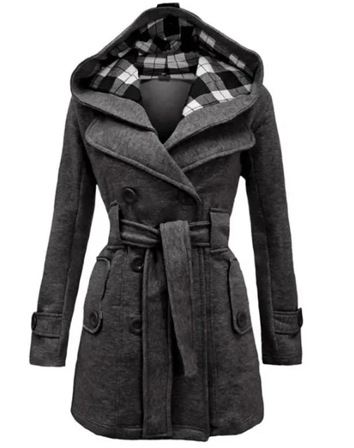 Chique Elegantie: Premium Trenchcoat voor Haar