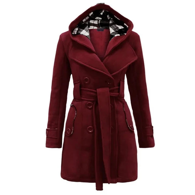 Chique Elegantie: Premium Trenchcoat voor Haar