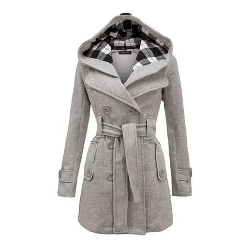 Chique Elegantie: Premium Trenchcoat voor Haar