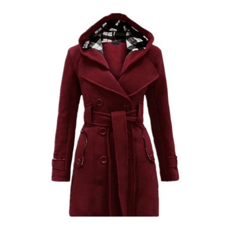 Chique Elegantie: Premium Trenchcoat voor Haar
