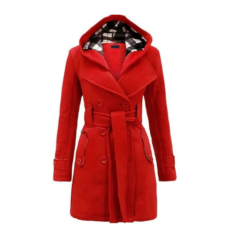 Chique Elegantie: Premium Trenchcoat voor Haar