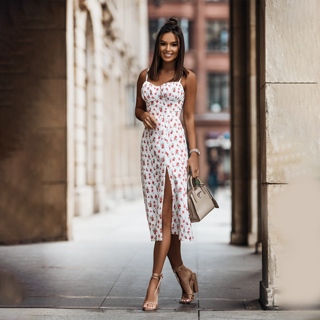 Fianne - Elegante Split Jurk