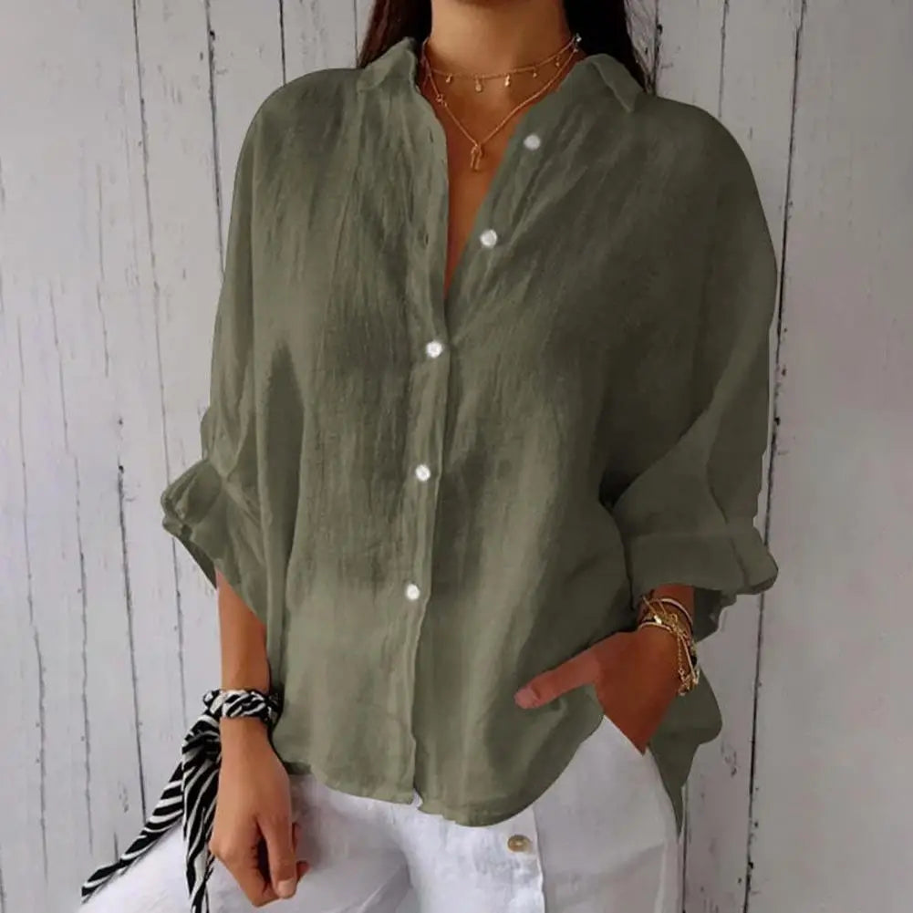 Witte Casual Vintage Blouse - Luna