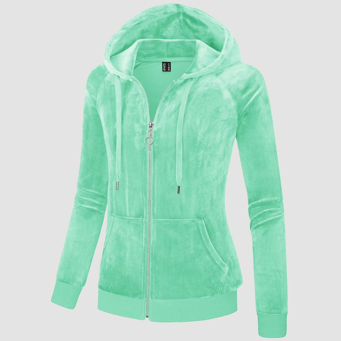 CozyChic: Dames Velours Fleece Hoodie - Warm, Stijlvol & Handig met Zakken!