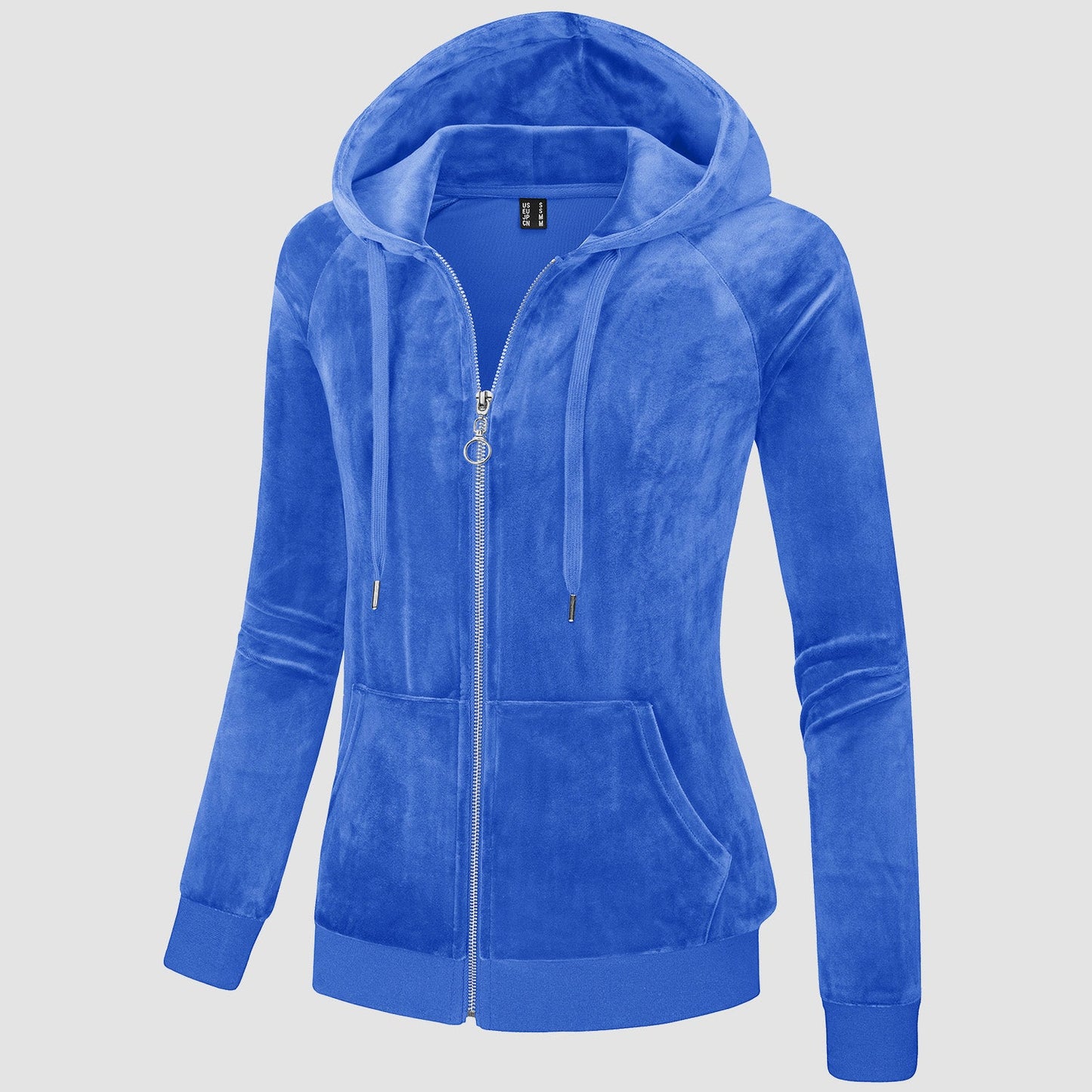 CozyChic: Dames Velours Fleece Hoodie - Warm, Stijlvol & Handig met Zakken!
