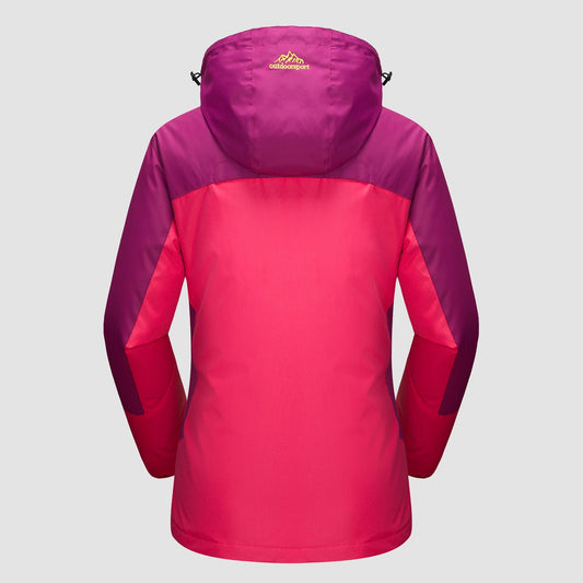 3-in-1 Elegantie: Ultieme Dames Winterjas – Warm, Waterdicht & Windbestendig
