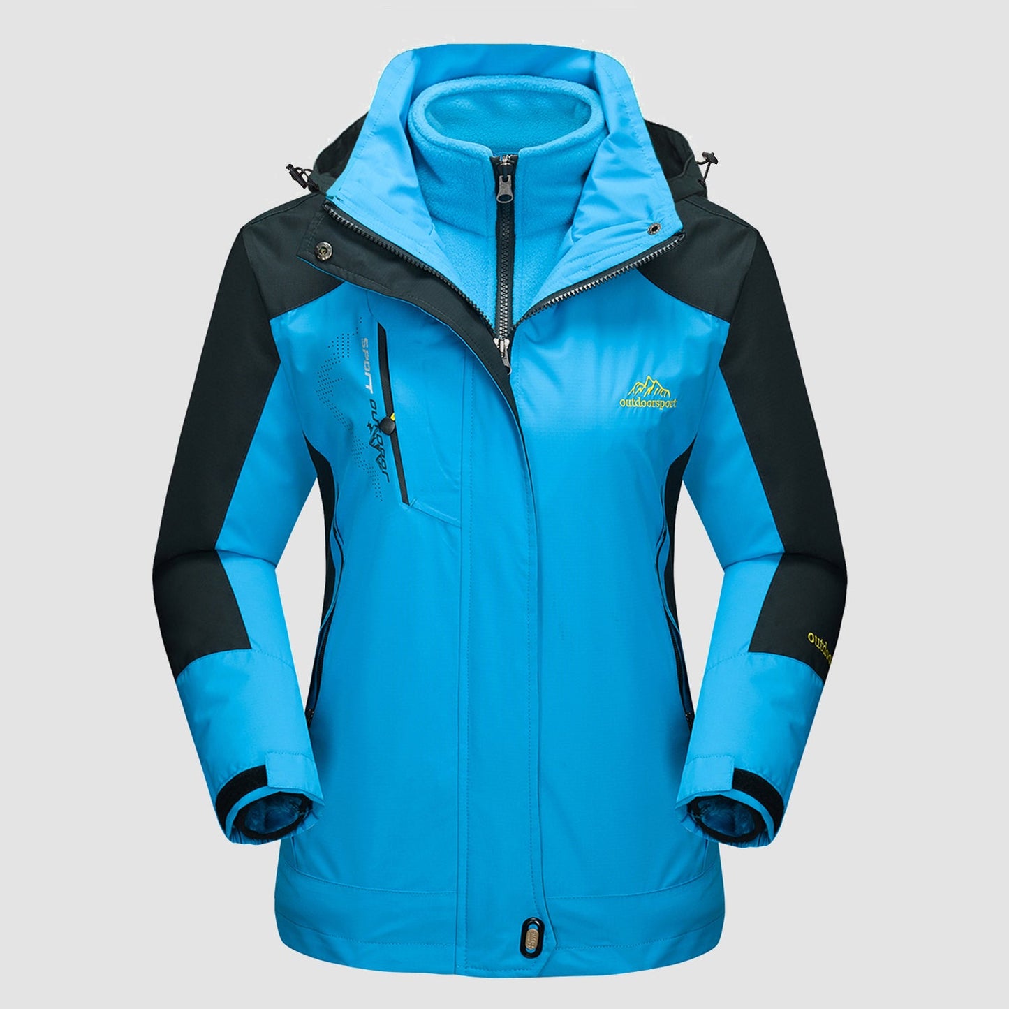 3-in-1 Elegantie: Ultieme Dames Winterjas – Warm, Waterdicht & Windbestendig