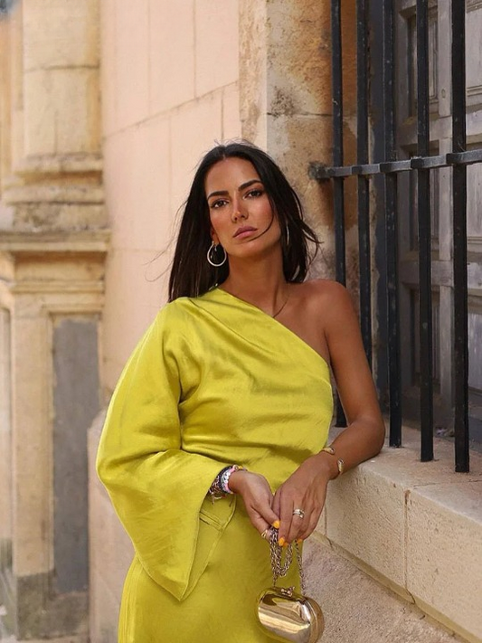 Alieke - Satijnen Jurk