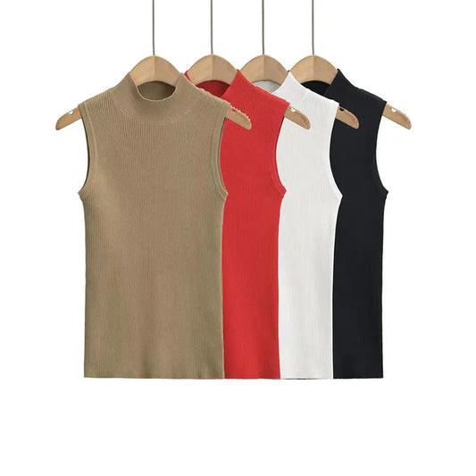 Katelijn - Geribbelde Tank Top