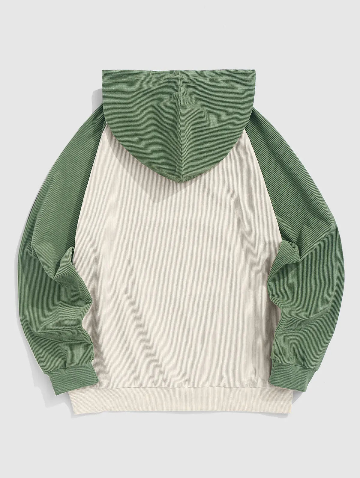 Heren Casual Bicolor Colorblock Hoodie