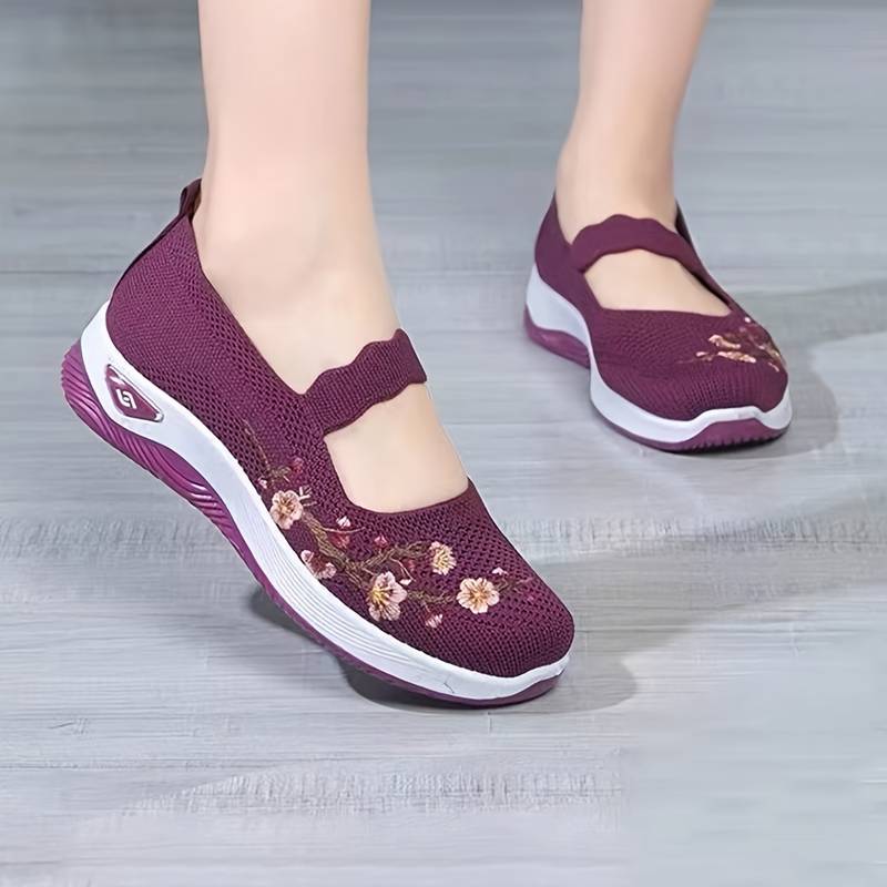 Wanja - Bloemen Slip-On Sneakers