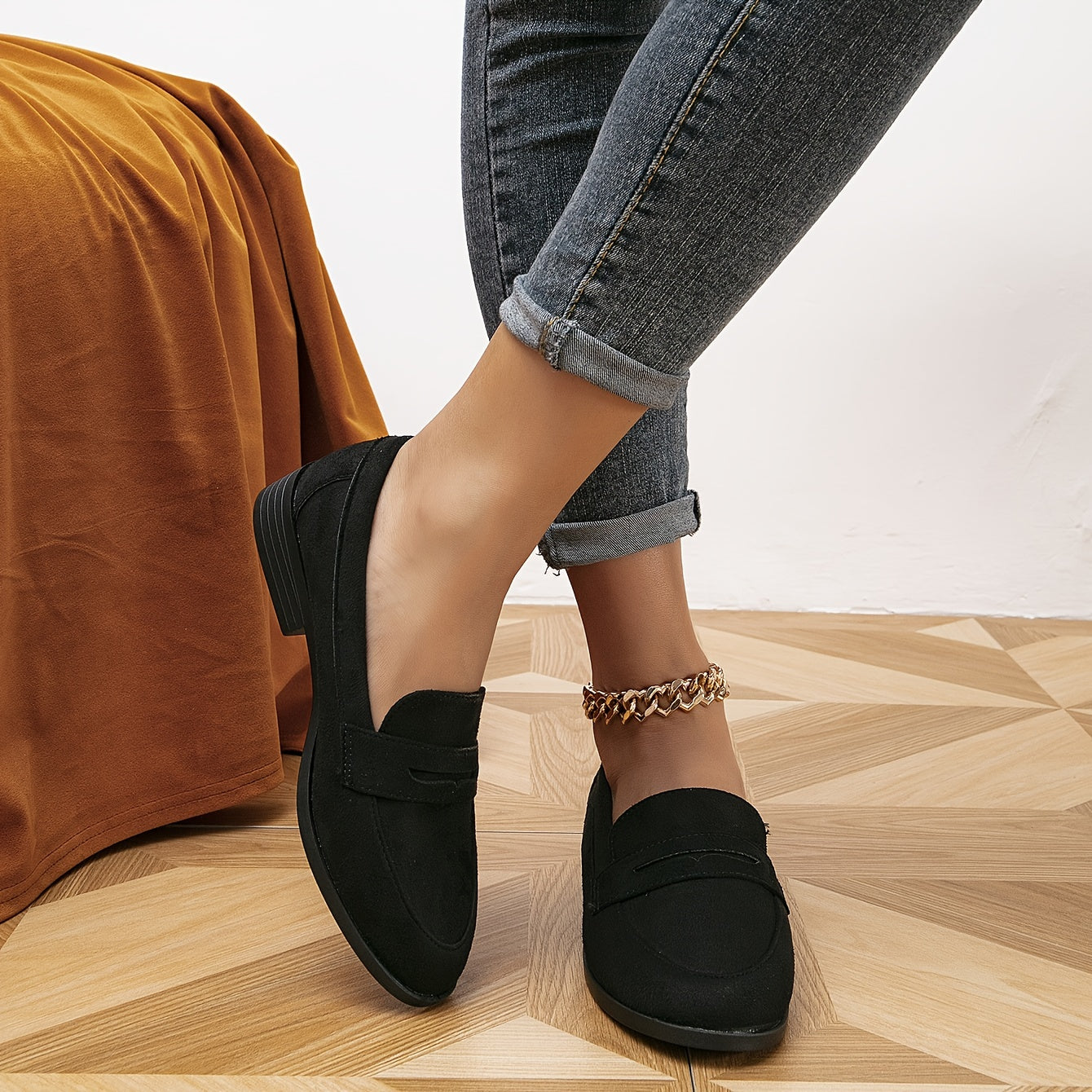 Yfke - Suède Slip-On Loafers