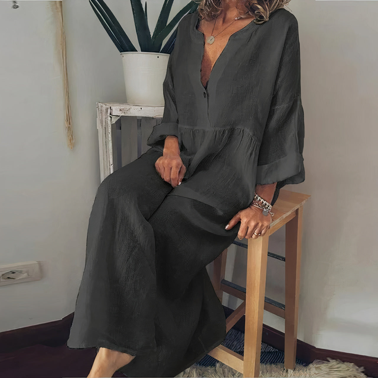 Romee - Blouse Jurk
