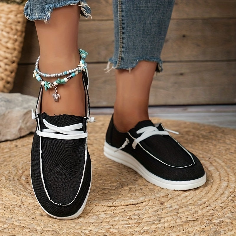 Carlinda - Casual Canvas Loafers