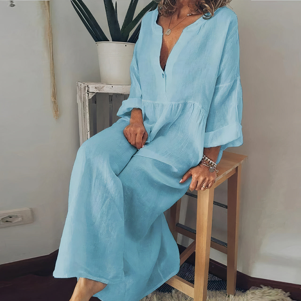 Romee - Blouse Jurk