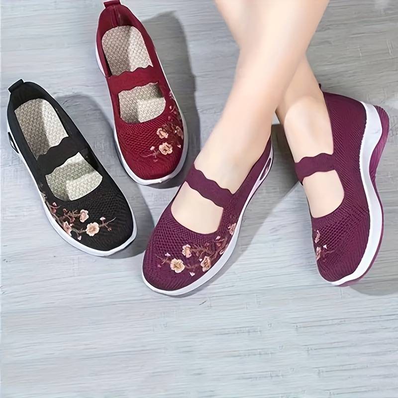 Wanja - Bloemen Slip-On Sneakers