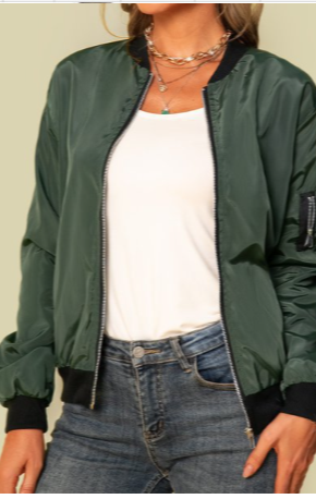 Stijlvolle Klassieke Bomberjack met Zakken – Perfect voor Elke Gelegenheid
