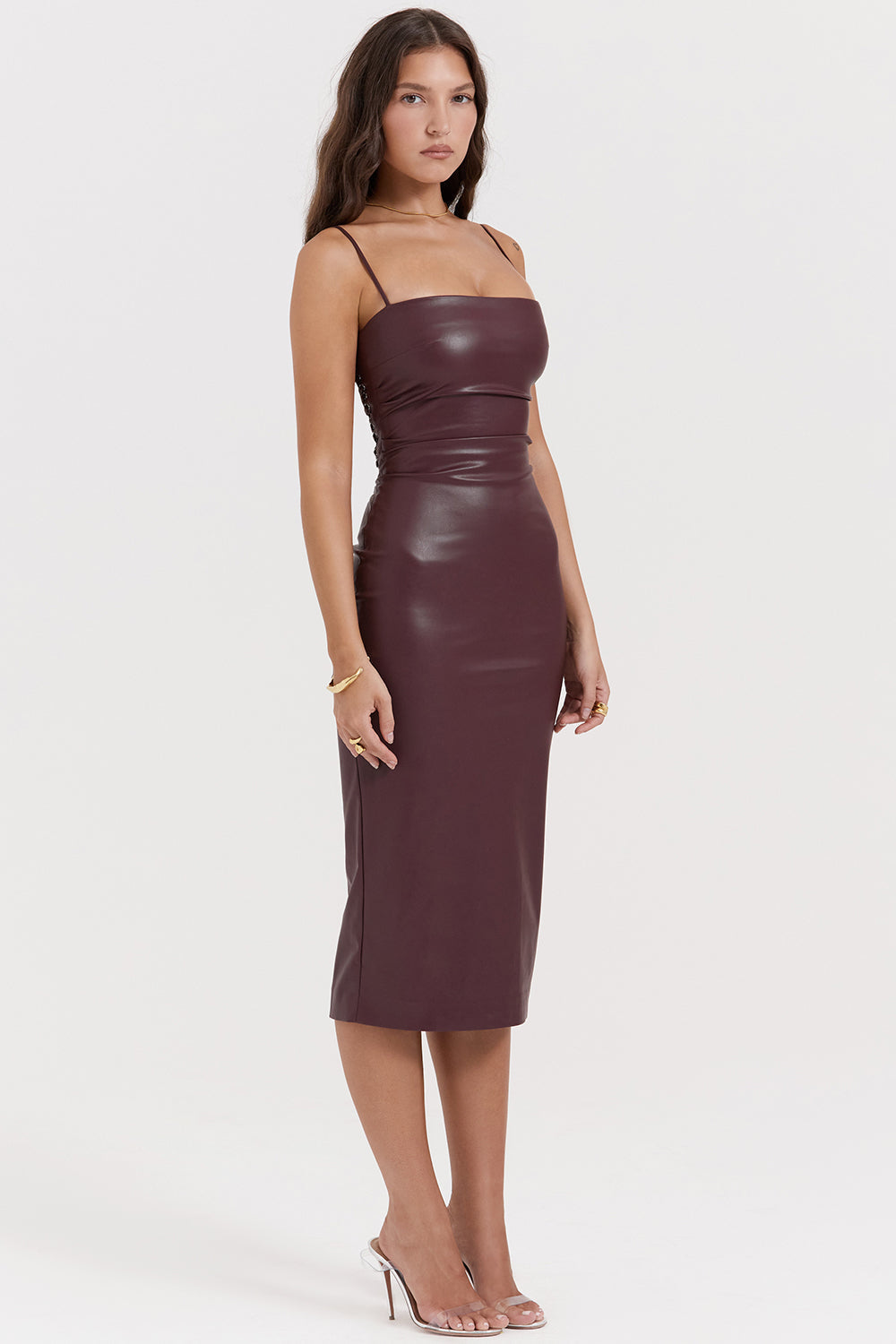 Kyra - Luxe Leren Jurk