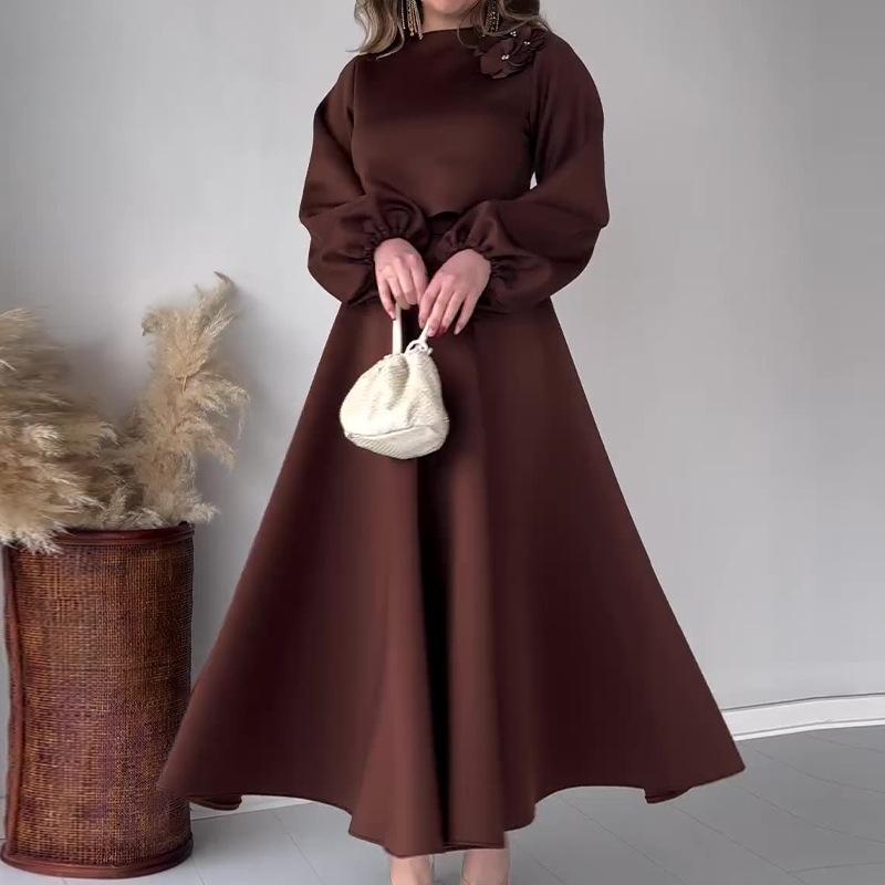 Moeiteloze Elegantie: Casual Polyester Set Jurk - Op Maat & Machinewasbaar