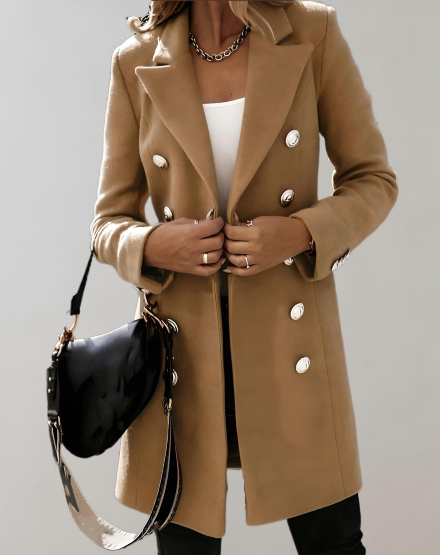 Amra - Getailleerde Trenchcoat