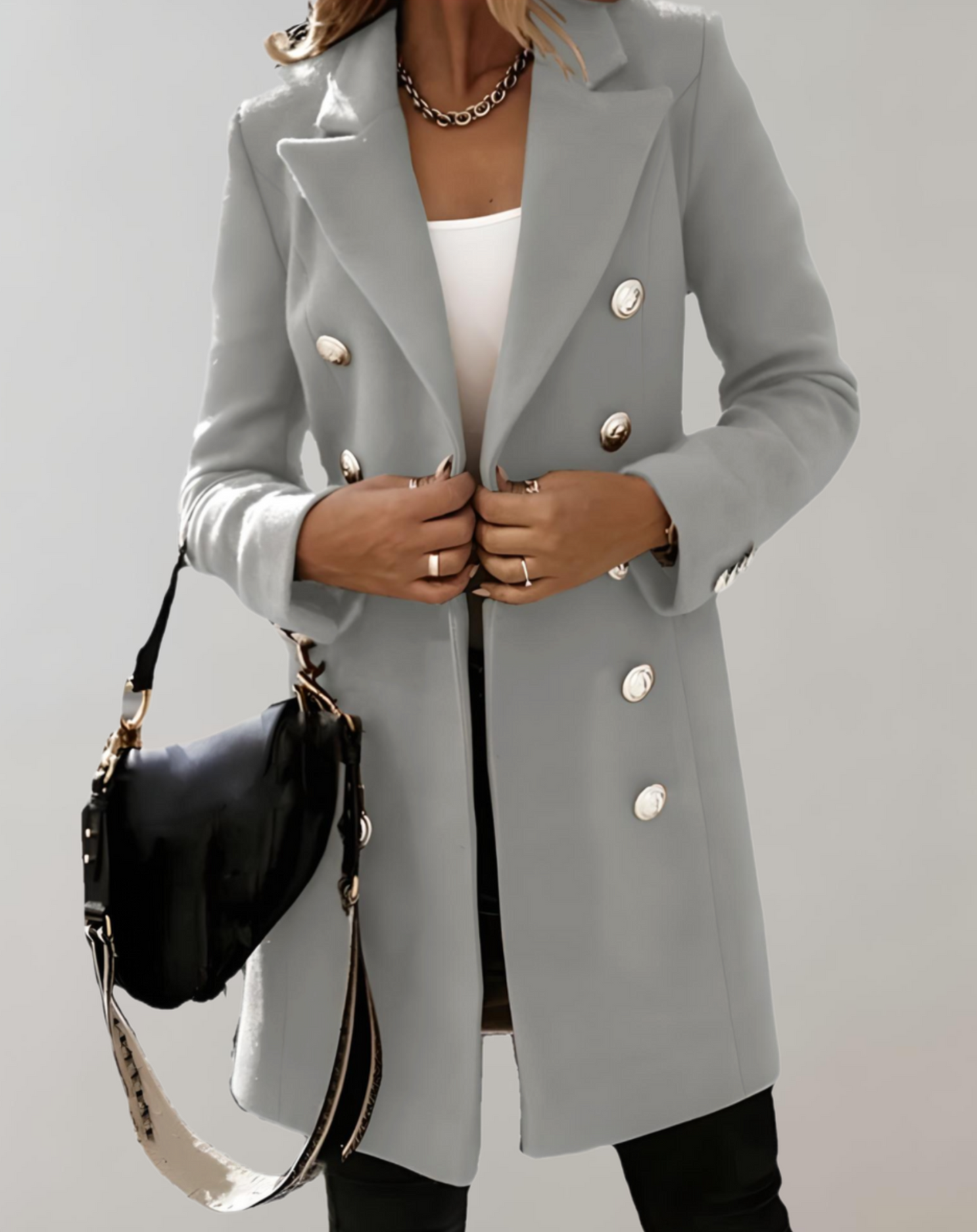 Amra - Getailleerde Trenchcoat