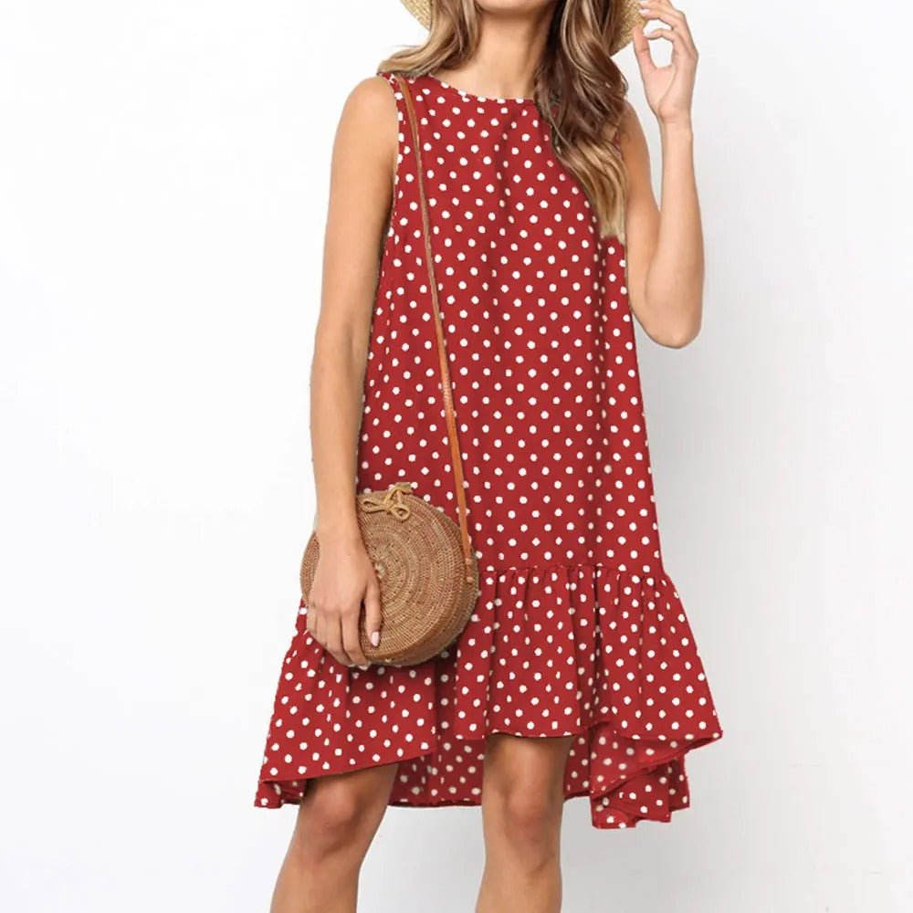 Wendelien - Zomerse Chiffon Jurk