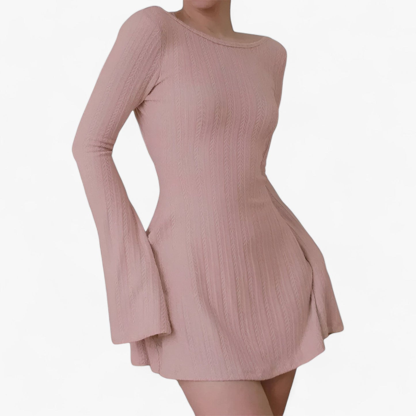 Godelieve - Gebreide Mini Jurk