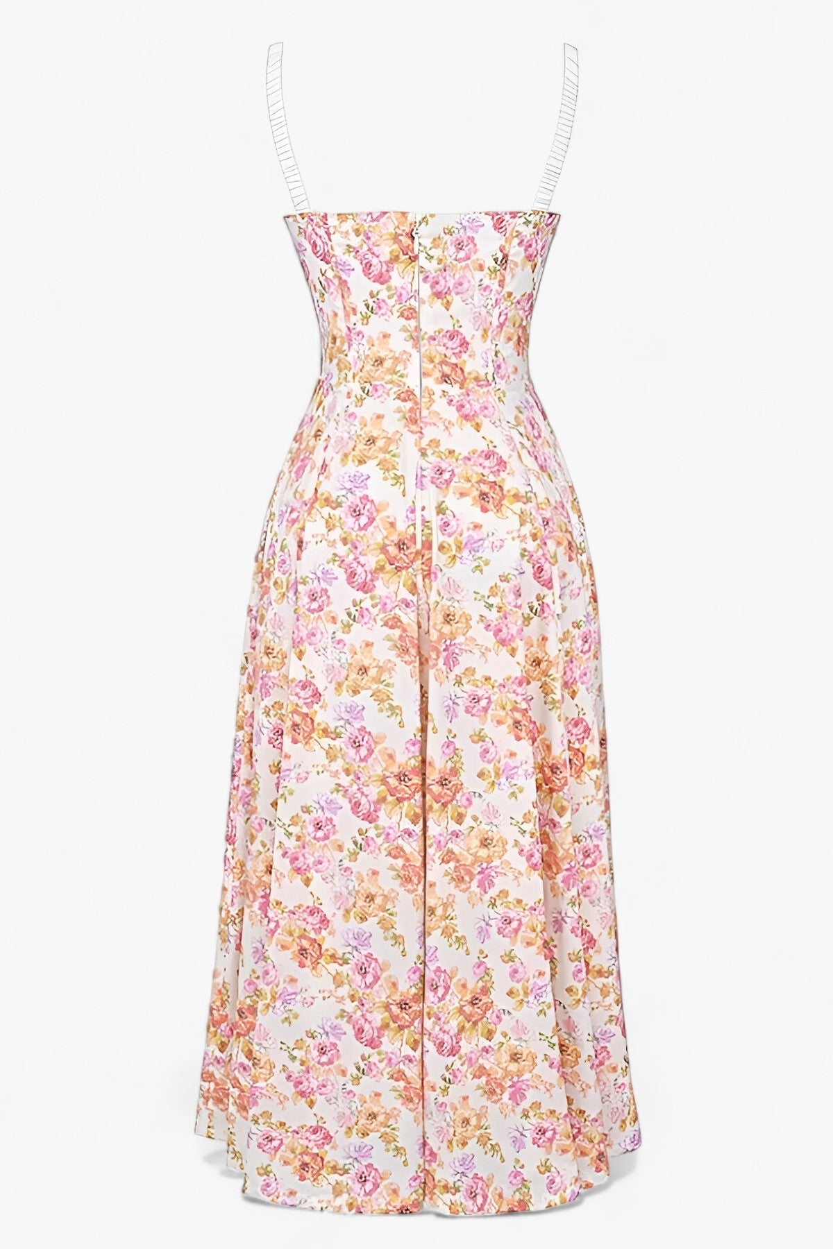 Klarine - Bloemen Midi Jurk