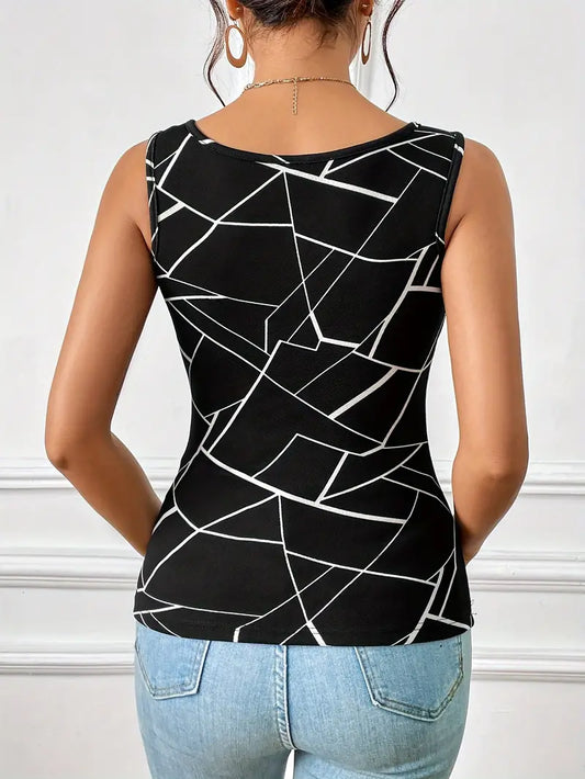 Godelina - Mouwloze Casual Top