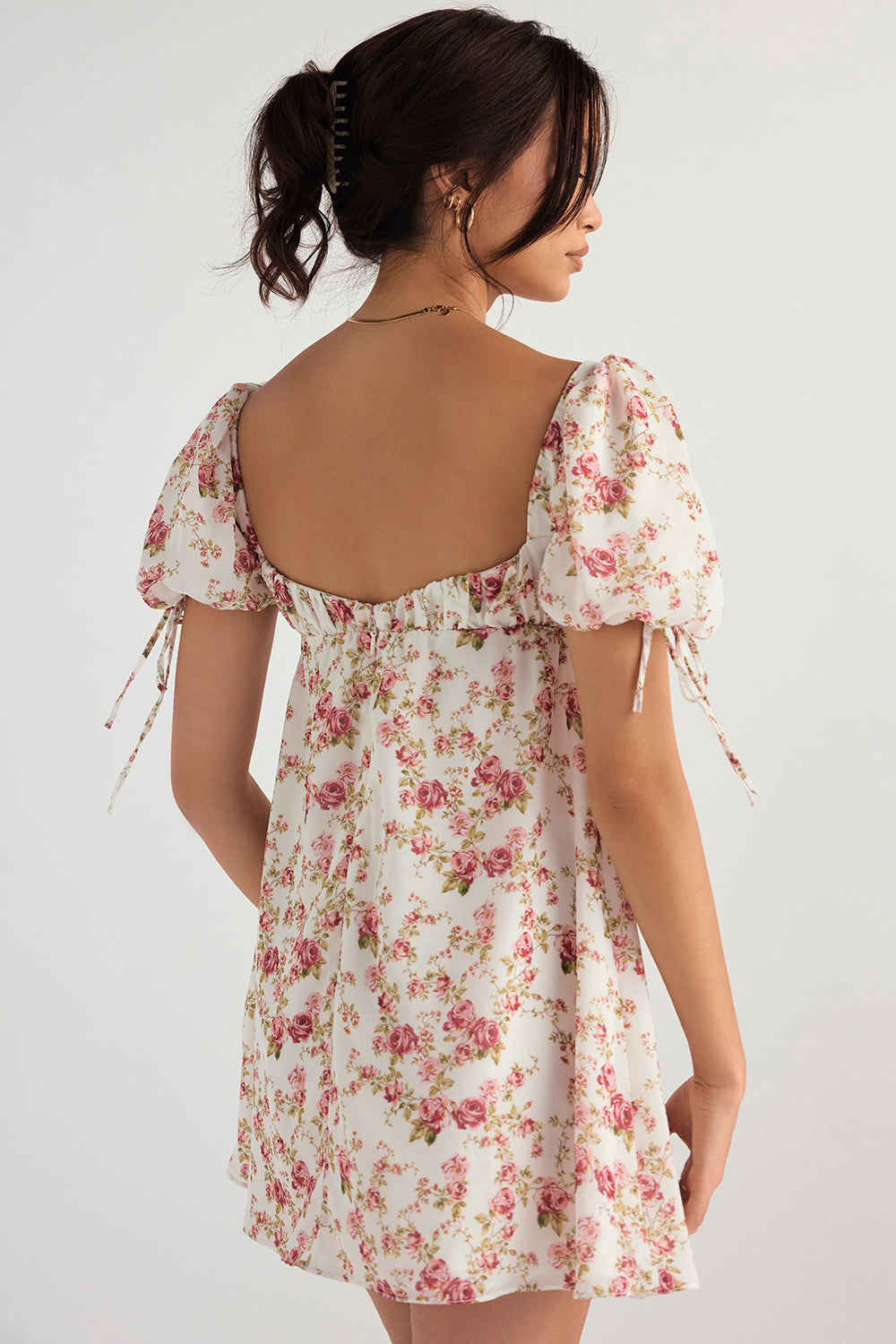 Nika - Bloemen Mini Jurk