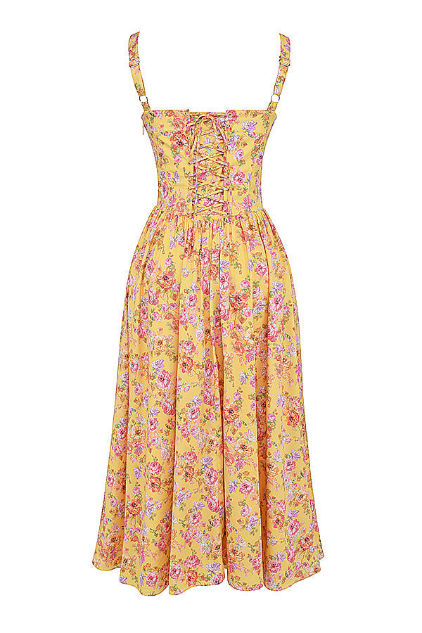 Brechtje - Bloemen Midi Zonnejurk
