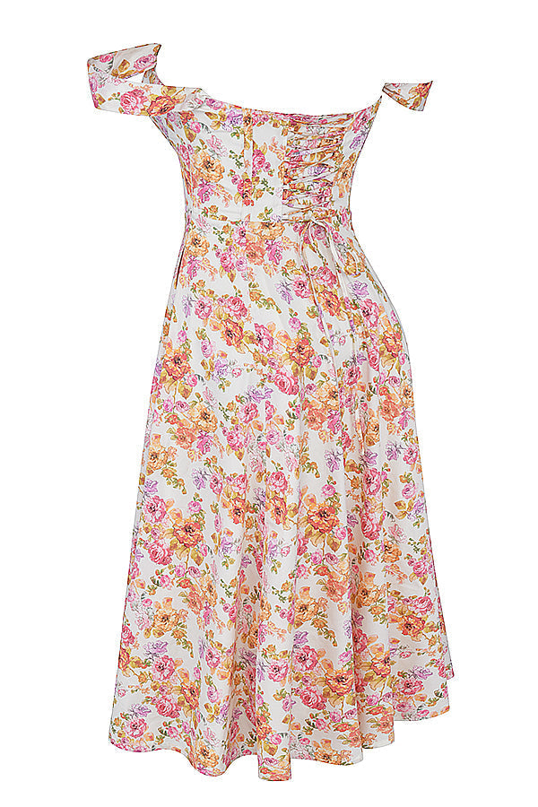 Brechtje - Bloemen Midi Zonnejurk