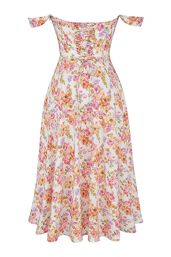 Brechtje - Bloemen Midi Zonnejurk