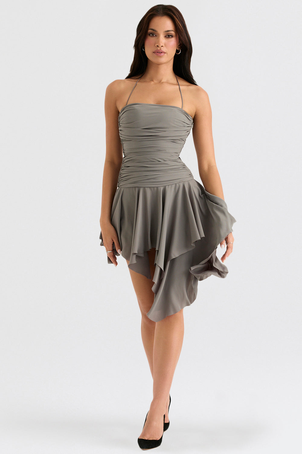 Lenneke - Asymmetrische Mini Jurk