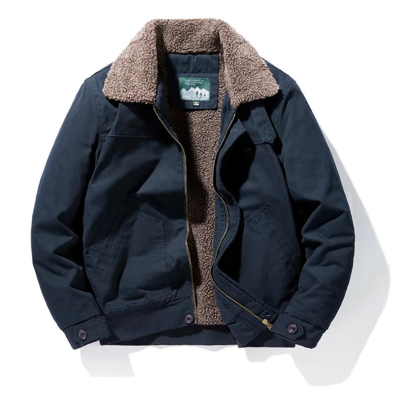 CozyCore Fleece-Gevoerde Bomber: Ultiem Comfort & Stijl