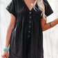 Chique Zakelijke Korte Jumpsuit met Korte Mouwen