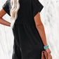 Chique Zakelijke Korte Jumpsuit met Korte Mouwen