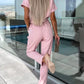 Chique V-Hals Jumpsuit met Riem