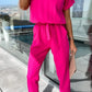 Chique V-Hals Jumpsuit met Riem