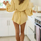 Chic Gestreepte Jumpsuit met Dolman Mouwen