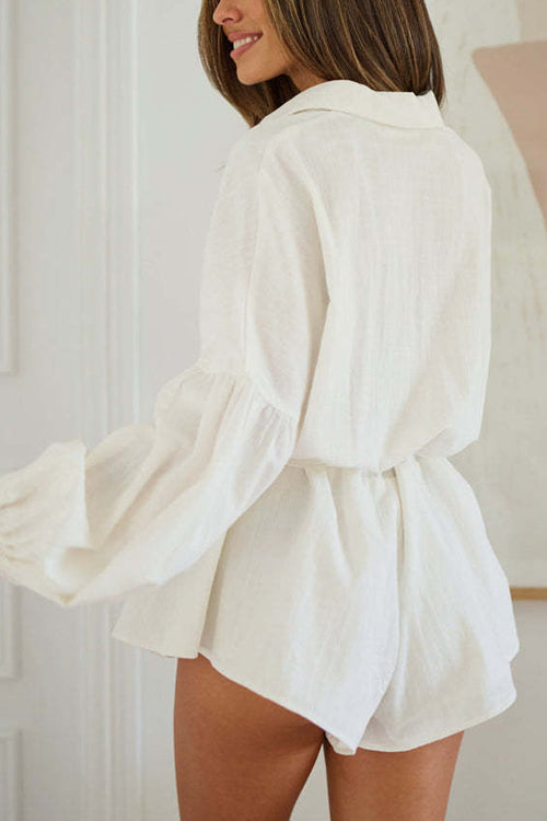 Annik - Chic Gestreept Jumpsuit