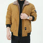 Gezellig Corduroy: Heren Winterklare Western-Stijl Jas