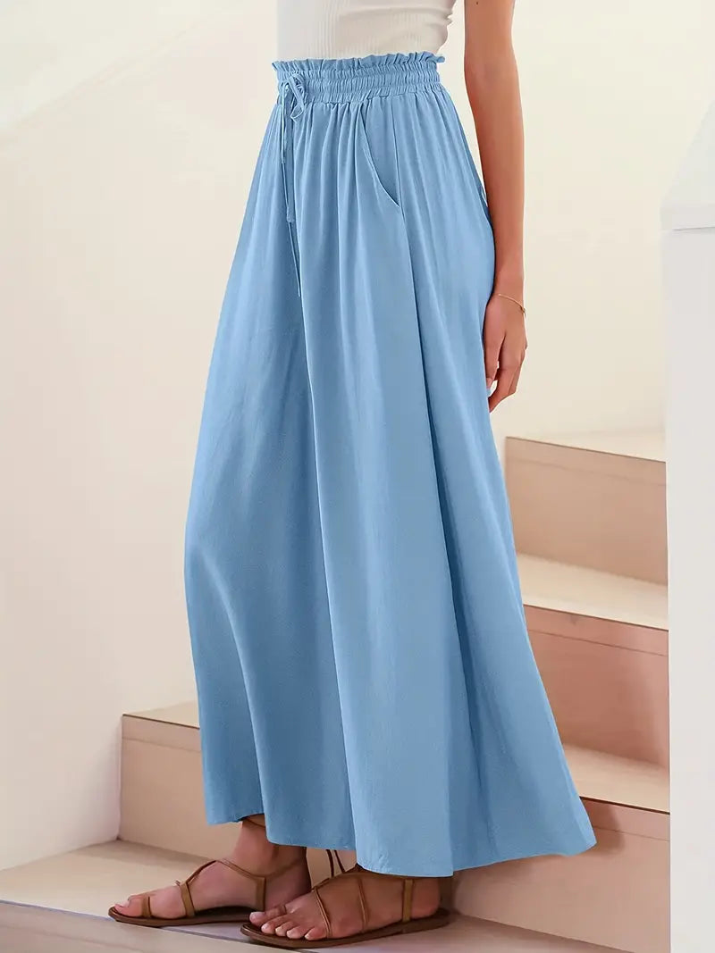 Elza - Elastische Palazzo Broek