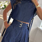 Blauwe Vest-Pak Set - Sophie